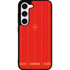 Samsung Galaxy S23 Case Hülle - Silikon schwarz Spanien 2026 personalisierbares Fussballtrikot
