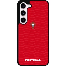 Samsung Galaxy S23 Case Hülle - Silikon schwarz Portugal 2026 personalisierbares Fussballtrikot
