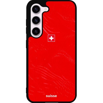 Samsung Galaxy S23 Case Hülle - Silikon schwarz Schweiz 2026 personalisierbares Fussballtrikot
