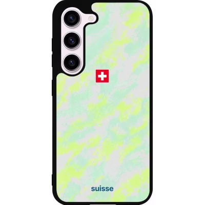 Samsung Galaxy S23 Case Hülle - Silikon schwarz Schweiz Away 2026 personalisierbares Fussballtrikot