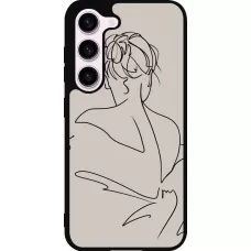 Samsung Galaxy S23 Case Hülle - Silikon schwarz Salnikova 05
