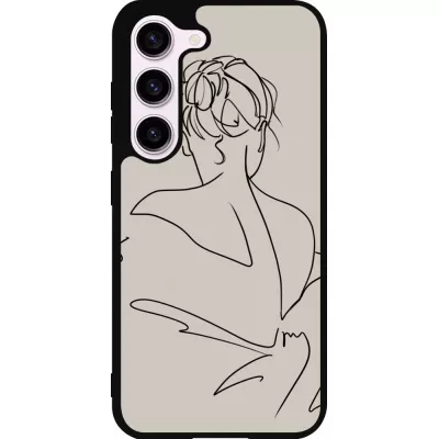 Coque Samsung Galaxy S23 - Silicone rigide noir Salnikova 05