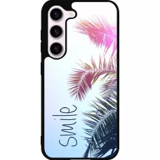 Samsung Galaxy S23 Case Hülle - Silikon schwarz Smile 05