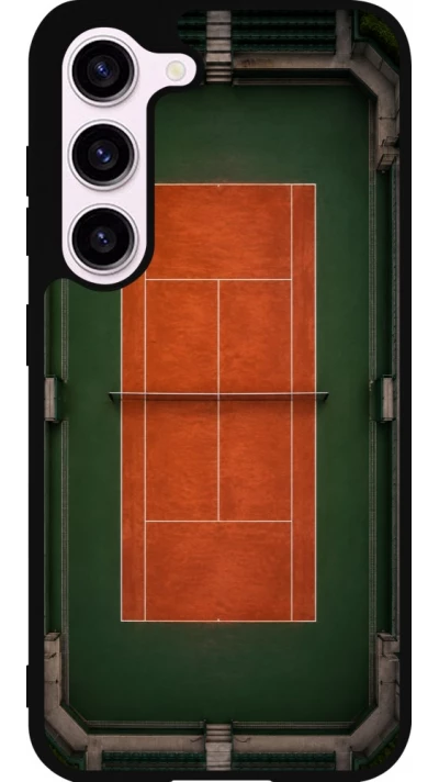Samsung Galaxy S23 Case Hülle - Silikon schwarz Sports 2026 Tennis