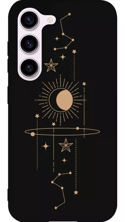 Samsung Galaxy S23 Case Hülle - Silikon schwarz Spring 23 astro