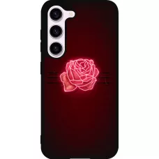 Samsung Galaxy S23 Case Hülle - Silikon schwarz Spring 23 neon rose