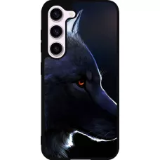 Samsung Galaxy S23 Case Hülle - Silikon schwarz Wolf Shape