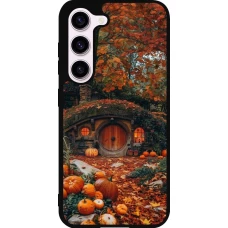 Samsung Galaxy S23 FE Case Hülle - Silikon schwarz Autumn 26 Hobbit house
