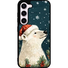 Samsung Galaxy S23 FE Case Hülle - Silikon schwarz Christmas 25 Bear