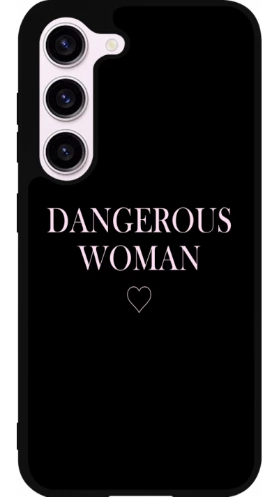 Coque Samsung Galaxy S23 FE - Silicone rigide noir Dangerous woman