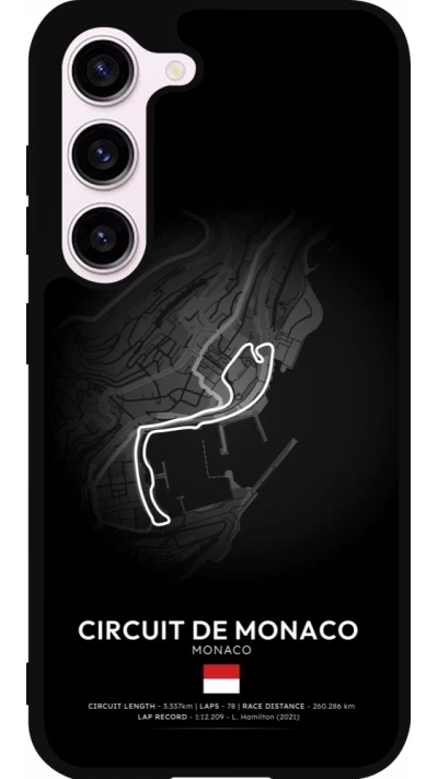 Coque Samsung Galaxy S23 FE - Silicone rigide noir F1 Track 2025 Monaco