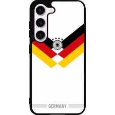Coque Samsung Galaxy S23 FE - Silicone rigide noir Maillot de football Allemagne 2026 personnalisable