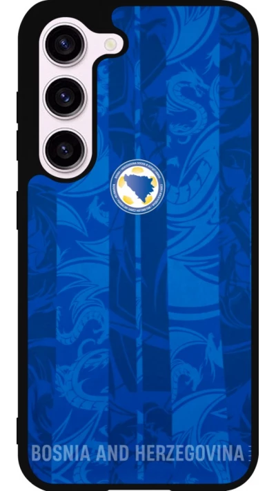 Coque Samsung Galaxy S23 FE - Silicone rigide noir Maillot de football Bosnie-Herzégovine 2026 personnalisable