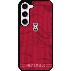 Samsung Galaxy S23 FE Case Hülle - Silikon schwarz Südkorea 2026 personalisierbares Fussballtrikot