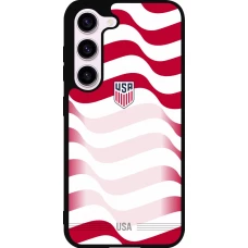 Samsung Galaxy S23 FE Case Hülle - Silikon schwarz Vereinigten Staaten 2026 personalisierbares Fussballtrikot