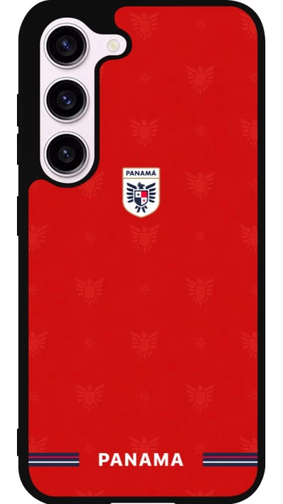 Coque Samsung Galaxy S23 FE - Silicone rigide noir Maillot de football Panama 2026 personnalisable
