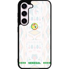 Coque Samsung Galaxy S23 FE - Silicone rigide noir Maillot de football Sénégal 2026 personnalisable