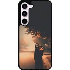 Coque Samsung Galaxy S23 FE - Silicone rigide noir Halloween 2025 Scream