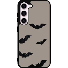 Coque Samsung Galaxy S23 FE - Silicone rigide noir Halloween 2026 Bats