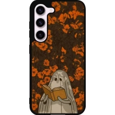 Coque Samsung Galaxy S23 FE - Silicone rigide noir Halloween 2026 Ghost reading