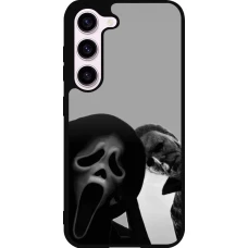 Coque Samsung Galaxy S23 FE - Silicone rigide noir Halloween 2026 Scream and Michael Myers