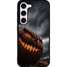Coque Samsung Galaxy S23 FE - Silicone rigide noir Halloween 2026 The Wicked Pumpkin