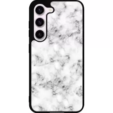 Coque Samsung Galaxy S23 FE - Silicone rigide noir Marble 01