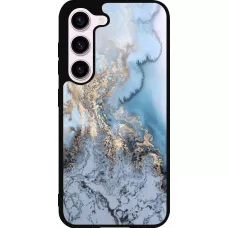 Coque Samsung Galaxy S23 FE - Silicone rigide noir Marble 04