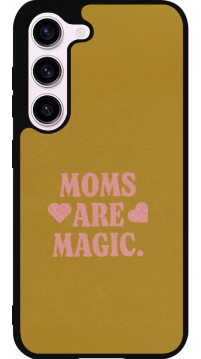 Samsung Galaxy S23 FE Case Hülle - Silikon schwarz Mom 2026 Are Magic