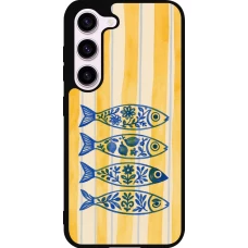 Coque Samsung Galaxy S23 FE - Silicone rigide noir Portuguese fish 2026