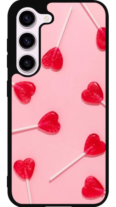 Coque Samsung Galaxy S23 FE - Silicone rigide noir Saint Valentines Day 26 Lollipop