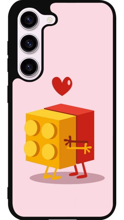 Coque Samsung Galaxy S23 FE - Silicone rigide noir Saint Valentines Day 26 Puzzle