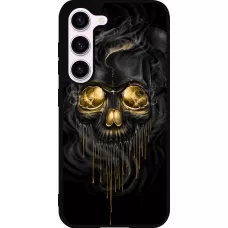 Samsung Galaxy S23 FE Case Hülle - Silikon schwarz Skull 02