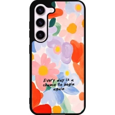 Coque Samsung Galaxy S23 FE - Silicone rigide noir Every day is a chance Spring 2026