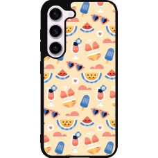 Coque Samsung Galaxy S23 FE - Silicone rigide noir Pattern Summer 2026