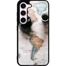Coque Samsung Galaxy S23 FE - Silicone rigide noir Travel 01