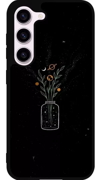 Coque Samsung Galaxy S23 FE - Silicone rigide noir Vase black