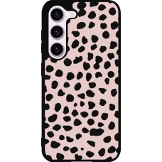 Coque Samsung Galaxy S23 FE - Silicone rigide noir Wild Leopard Pink