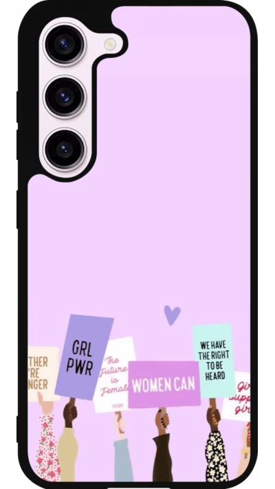 Coque Samsung Galaxy S23 FE - Silicone rigide noir Womens day 2026 9