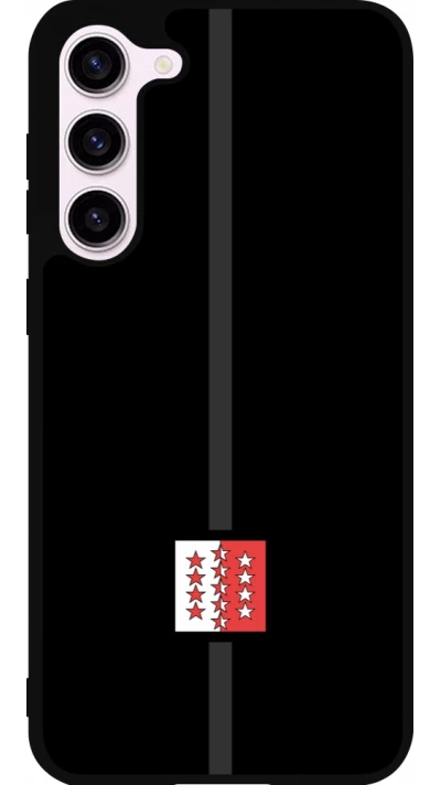 Samsung Galaxy S23+ Case Hülle - Silikon schwarz Kanton VS schwarz