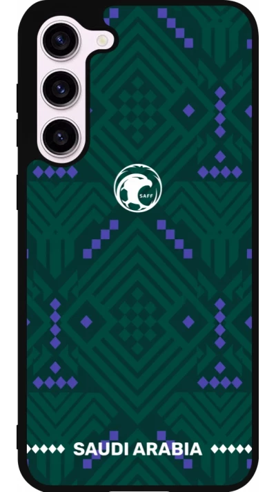 Samsung Galaxy S23+ Case Hülle - Silikon schwarz Saudi Arabien 2026 personalisierbares Fussballtrikot