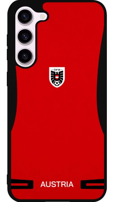 Samsung Galaxy S23+ Case Hülle - Silikon schwarz O?sterreich 2026 personalisierbares Fussballtrikot
