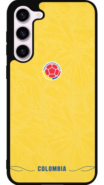 Samsung Galaxy S23+ Case Hülle - Silikon schwarz Kolumbien 2026 personalisierbares Fussballtrikot