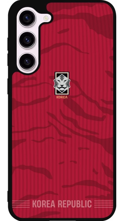 Samsung Galaxy S23+ Case Hülle - Silikon schwarz Südkorea 2026 personalisierbares Fussballtrikot