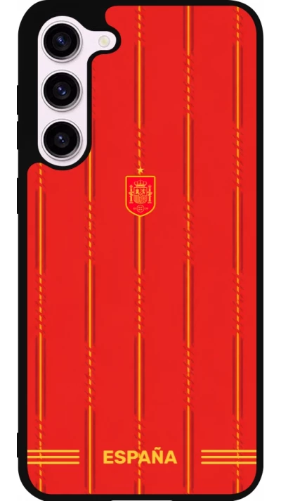 Samsung Galaxy S23+ Case Hülle - Silikon schwarz Spanien 2026 personalisierbares Fussballtrikot