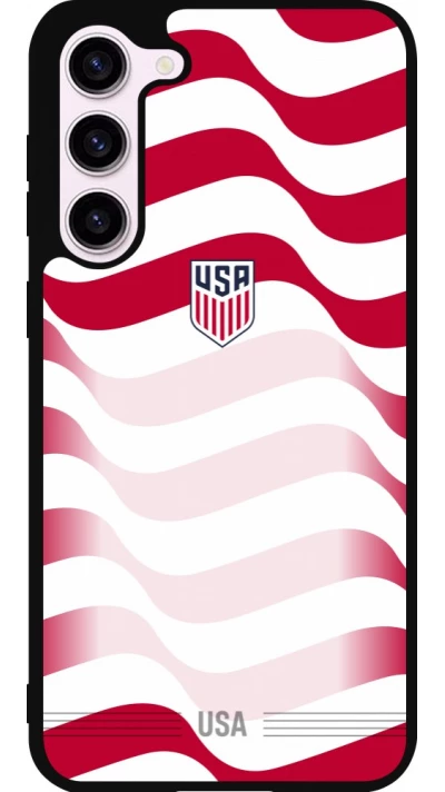 Samsung Galaxy S23+ Case Hülle - Silikon schwarz Vereinigten Staaten 2026 personalisierbares Fussballtrikot