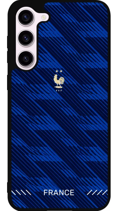 Coque Samsung Galaxy S23+ - Silicone rigide noir Maillot de football France 2026 personnalisable