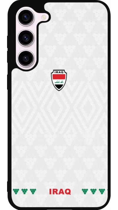 Coque Samsung Galaxy S23+ - Silicone rigide noir Maillot de football Irak 2026 personnalisable