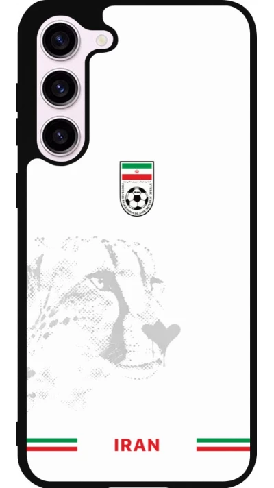 Coque Samsung Galaxy S23+ - Silicone rigide noir Maillot de football Iran 2026 personnalisable