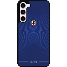 Coque Samsung Galaxy S23+ - Silicone rigide noir Maillot de football Japon 2026 personnalisable